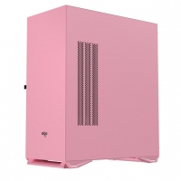 aigo愛國者YOGO M2 PRO 貓爪粉 游戲鞋盒電腦機(jī)箱 E-ATX/ATX主板/360冷排/側(cè)拉式鋼化玻璃/可豎裝顯