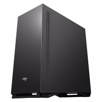 愛國(guó)者（aigo）YOGO M2電腦小機(jī)箱 支持MATX主板/240水冷/側(cè)開式磁吸玻璃 M2機(jī)箱黑色（玻璃側(cè)透不帶風(fēng)扇）