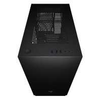 愛國(guó)者（aigo）YOGO M2電腦小機(jī)箱 支持MATX主板/240水冷/側(cè)開式磁吸玻璃 M2機(jī)箱黑色（玻璃側(cè)透不帶風(fēng)扇）