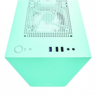 aigo愛國者YOGO M2薄荷綠 游戲藥丸MINI電腦機(jī)箱（支持M-ATX主板/240水冷/側(cè)開式磁吸鋼化玻璃側(cè)透）