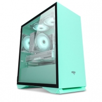 aigo愛國者YOGO M2薄荷綠 游戲藥丸MINI電腦機(jī)箱（支持M-ATX主板/240水冷/側(cè)開式磁吸鋼化玻璃側(cè)透）