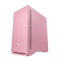 aigo愛國者YOGO M2粉 游戲藥丸MINI電腦機箱（支持M-ATX主板/240水冷/側(cè)開式磁吸鋼化玻璃側(cè)透）