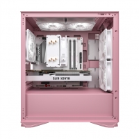 aigo愛國者YOGO M2粉 游戲藥丸MINI電腦機箱（支持M-ATX主板/240水冷/側(cè)開式磁吸鋼化玻璃側(cè)透）