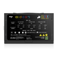 愛(ài)國(guó)者（aigo）額定500W 黑暗騎士650DK 臺(tái)式機(jī)電腦電源（主動(dòng)式PFC/寬幅節(jié)能溫控/三年質(zhì)保）