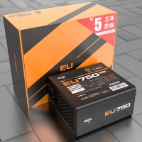 愛國者（aigo）額定750W 電競(jìng)EU750全模組電源(80Plus銅牌認(rèn)證/五年質(zhì)保/靜音穩(wěn)定/主動(dòng)式PFC）