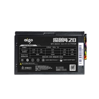 愛國者魔獸420 額定230W 臺式電腦主機箱電源寬幅電源