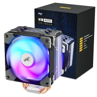 aigo愛國(guó)者冰鋒400S 風(fēng)扇CPU散熱器RGB炫彩電腦臺(tái)式機(jī)靜音多平臺(tái)散熱器