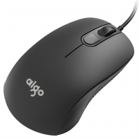 (aigo)愛(ài)國(guó)者Q21黑色 有線鼠標(biāo) 筆記本臺(tái)式機(jī)鼠標(biāo)