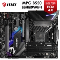微星（MSI）MPG B550 GAMING CARBON WIFI暗黑板電腦主板支持5800X