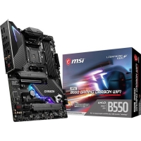 微星（MSI）MPG B550 GAMING CARBON WIFI暗黑板電腦主板支持5800X