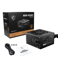 微星 MAG 500BN 額定500W電源 80PLUS銅牌電源 日系電解電容/120mm靜音