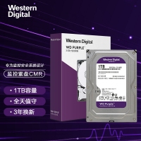 西部數(shù)據(jù)(WD)紫盤 1TB SATA6Gb/s 64M 監(jiān)控硬盤(WD10EJRX)