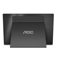 AOC 16T2 15.6英寸全高清便攜式顯示器IPS屏內(nèi)置電池及音響 HDR技術(shù)十點(diǎn)觸控 反向供電 （TypeC接口）