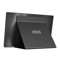 AOC 16T2 15.6英寸全高清便攜式顯示器IPS屏內(nèi)置電池及音響 HDR技術(shù)十點(diǎn)觸控 反向供電 （TypeC接口）