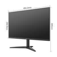 AOC 22B1HMN 21.5英寸顯示器 廣視角 75Hz刷新愛眼低藍(lán)光不閃屏電腦顯示屏 支持壁掛（HDMI+VGA兩接口
