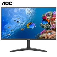 AOC 22B1HMN 21.5英寸顯示器 廣視角 75Hz刷新愛眼低藍(lán)光不閃屏電腦顯示屏 支持壁掛（HDMI+VGA兩接口