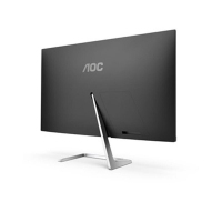 AOC 24T1Q/BW 23.8英寸電腦顯示器AH-IPS廣視角 75HZ微邊框 低藍(lán)光愛眼不閃屏 24T1Q 黑背