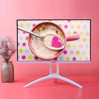 AOC AG273FXR 27英寸顯示器 144HZ 1MS IPS游戲電競顯示屏 HDR10 櫻花粉 垂直升降旋轉 液晶顯示器