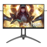AOC AG273QXE 27英寸2K顯示器 144Hz 1ms 游戲電競(jìng)顯示屏 HDR400 升降旋轉(zhuǎn) 液晶電腦顯示屏幕