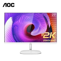 AOC Q27V3/WS 27英寸電腦顯示器2K高清IPS廣視角75Hz低藍(lán)光不閃屏