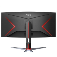 AOC CQ34G2Z 34英寸200Hz顯示器 2K曲面 21:9帶魚屏