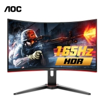 AOC C32G2E 31.5英寸165Hz刷新率廣色域雙HDMI+DP接口快拆支架游戲電競顯示器