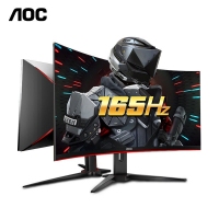 AOC C32G2E 31.5英寸165Hz刷新率廣色域雙HDMI+DP接口快拆支架游戲電競顯示器