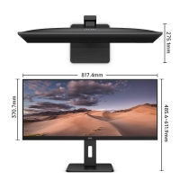 AOC Q34P2C 34英寸顯示器 21:9帶魚屏 IPS TYPE-C家用辦公設(shè)計(jì)臺(tái)式電腦屏幕