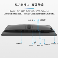 AOC Q34P2C 34英寸顯示器 21:9帶魚屏 IPS TYPE-C家用辦公設(shè)計(jì)臺(tái)式電腦屏幕