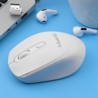 蝰蛇W500 白色 無線2.4G鼠標(biāo)光電筆記本臺式電腦便攜辦公商務(wù)游戲