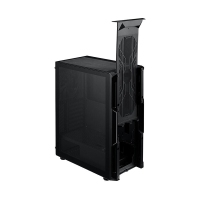 威剛(ADATA)XPG STARKER AIR BLACK 入侵者 烈日版 黑色高端電競(jìng)游戲機(jī)箱 鋼化玻璃側(cè)透