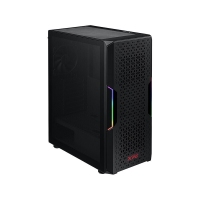 威剛(ADATA)XPG STARKER AIR BLACK 入侵者 烈日版 黑色高端電競(jìng)游戲機(jī)箱 鋼化玻璃側(cè)透