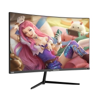 東星U60 24寸 165HZ曲面電競(jìng) 無(wú)邊框 V型底座黑色顯示器 HDMI*2+DP