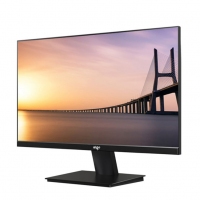 愛國者 D25U黑色 24.5寸 75Hz 平面無邊框顯示器 方型底座 HDMI+VGA接口