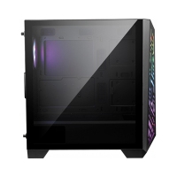 微星 PAG GUNGNIR 110 MAX 氪金槍MAX 黑色 全側(cè)透游戲電競(jìng)水冷機(jī)箱