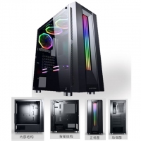 【R7-2700X整機(jī)】AMD 銳龍R7-2700X 3.2G雙核/8G/240G/24英寸液晶全套整機(jī)