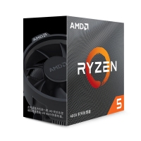 AMD 銳龍5 4500 處理器(r5)7nm 6核12線程 3.6GHz 65W AM4接口 盒裝CPU