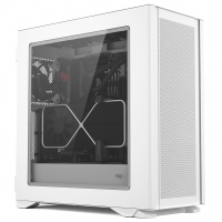愛(ài)國(guó)者（aigo）YOGO K200 白色 靜音版主動(dòng)防塵寬體電腦機(jī)箱