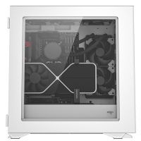 愛(ài)國(guó)者（aigo）YOGO K200 白色 靜音版主動(dòng)防塵寬體電腦機(jī)箱