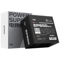 愛(ài)國(guó)者（aigo） EP650 額定650W 機(jī)箱電腦電源(80Plus白牌/主動(dòng)式PFC/支持背線/大單路12V）