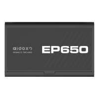 愛(ài)國(guó)者（aigo） EP650 額定650W 機(jī)箱電腦電源(80Plus白牌/主動(dòng)式PFC/支持背線/大單路12V）