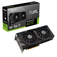 華碩（ASUS）DUAL-RTX4070-O12G 電競游戲?qū)I(yè)獨立顯卡