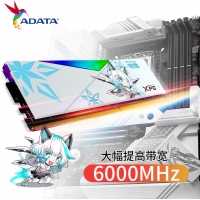 威剛（ADATA）32GB(16GX2)套裝 DDR5 6000 臺(tái)式機(jī)內(nèi)存條 海力士A-die顆粒-華碩吹雪聯(lián)名RGB燈條