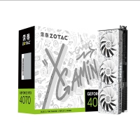 索泰（ZOTAC）RTX4070-12GD6X X-GAMING OC 歐泊白 電競游戲新品電腦獨立顯卡