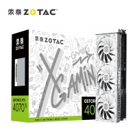 索泰（ZOTAC）RTX4070TI-12GD6X X-GAMING OC 歐泊白 電競(jìng)游戲 3D設(shè)計(jì)建模新品電腦獨(dú)立顯卡