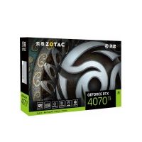 索泰（ZOTAC）RTX4070TI-12GD6X天啟 OC 高端游戲 3D制作電腦獨立顯卡
