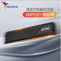 威剛XPG BBKD35 8G-3200 DDR4 威龍條（黑） 臺式機電腦電競馬甲內(nèi)存