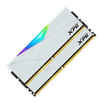 威剛XPG D50 16G（8G*2） DDR4 3600 臺式內(nèi)存條RGB燈條（白）