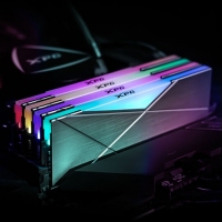 威剛XPG D50 32G（16G*2） DDR4 3200 臺式內(nèi)存條RGB燈條（灰）