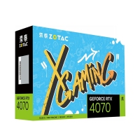 索泰（ZOTAC）RTX4070-12G X-GAMING 3D設(shè)計(jì)制作/高端游戲 電競(jìng)顯卡